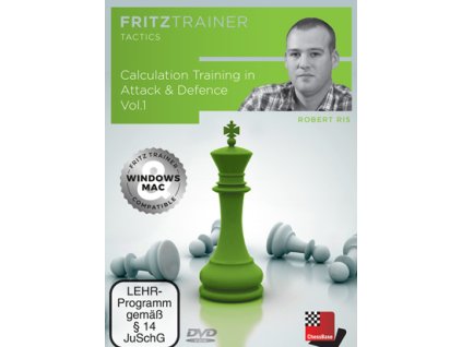 Calculation Training in Attack & Defence Vol.1, Robert Ris - verzia na stiahnutie (anglicky)