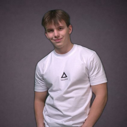 Tričko Trojice (unisex, bílá/černá)