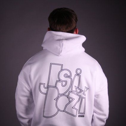 Bílá mikina JSI BOŽÍ