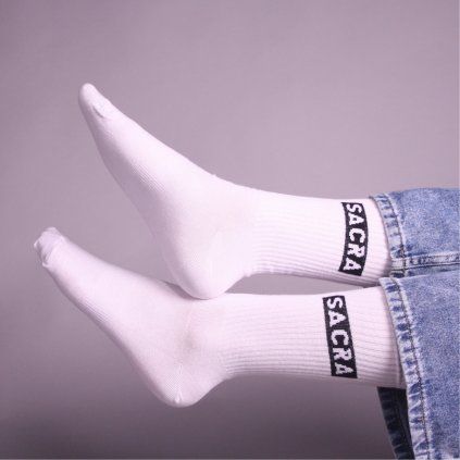 Bílé ponožky TROJICE