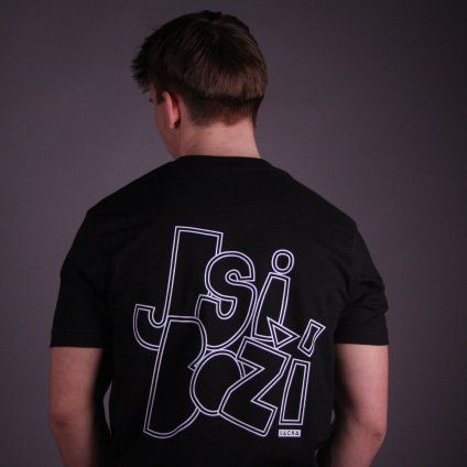 Černé tričko JSI BOŽÍ