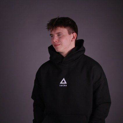 Mikina Trojice (unisex, černá)