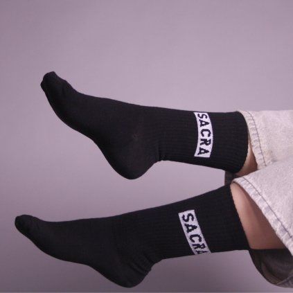 Ponožky Trojice (unisex, černá)