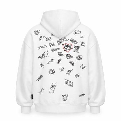 Mikina SACRA white back (3)