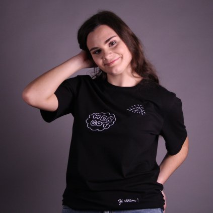 Tričko HerGot (unisex, černá)