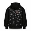 Mikina SACRA black back (3)