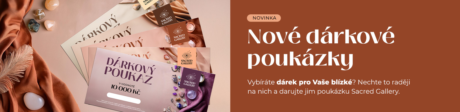 Nové dárkové poukázky