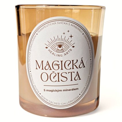 Svíčka Magická očista s černým osidiánem