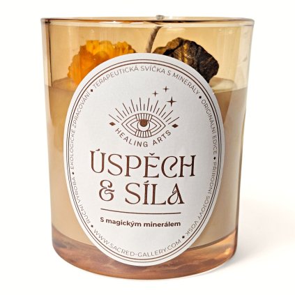 sojová víčka Úspěch a síla s tygřím okem