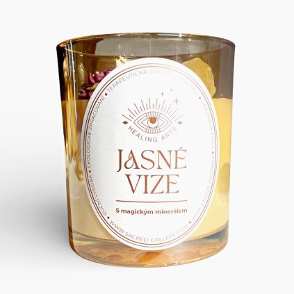 Svíčka Jasné vize s křišťálem