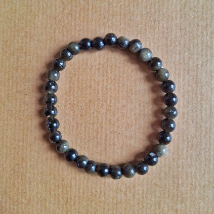 Náramek zlatý obsidián