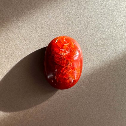 Carnelian Pound Stone  Polished mineral stone