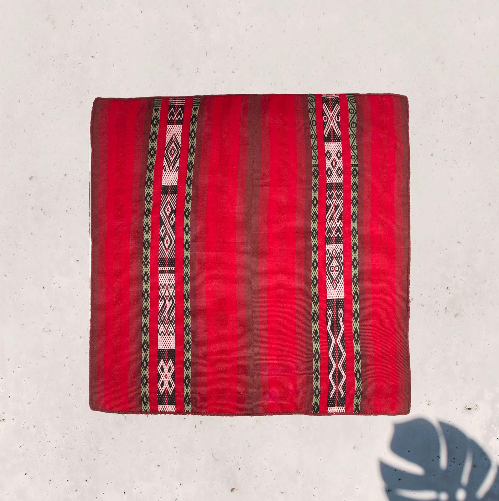 Peruvian Manta Traditional Peruvian Blankets Sanancha Red Blanket