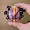 Rainbow Fluorite Pound Stone  Polished mineral stone