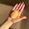 Yellow Calcite Pound Stone  Polished mineral stone