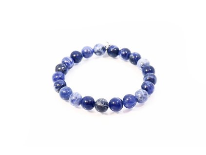 Dámský minerální náramek sodalit 8mm Sadré