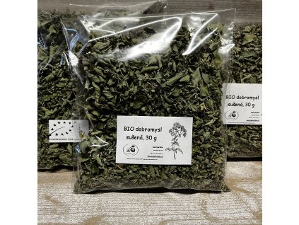 Dobromysl sušená, BIO 30 g