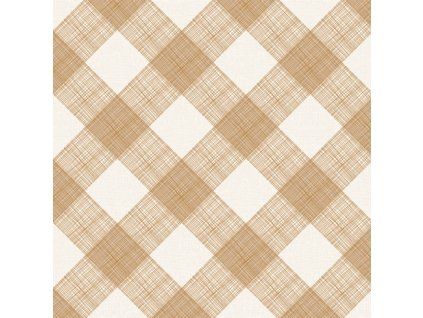 ubrus pvc decorama hnede kostky
