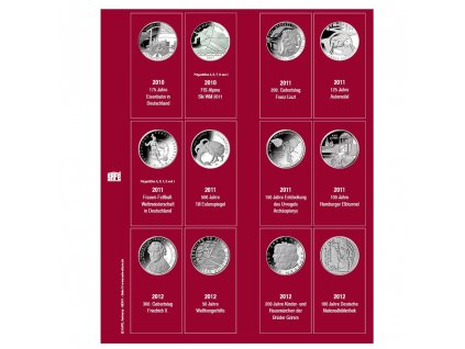 Münzblatt  (2010-2012) Kód: 7342-5