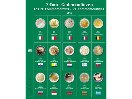 Münzblatt (für 2015) Kód: 7341-14