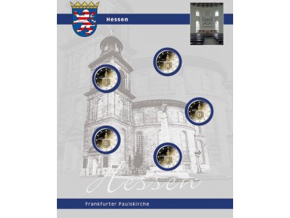 TOPset Einzelblatt 2 Euro "Hessen"