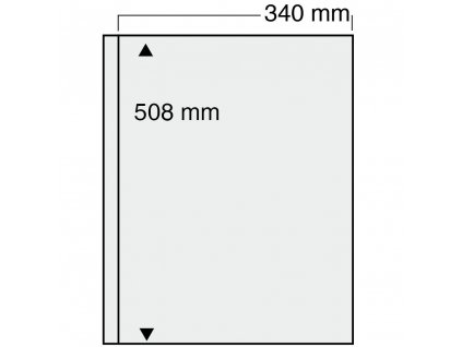 Bílé kartonové vložky č. 6054 do alba Jumbo