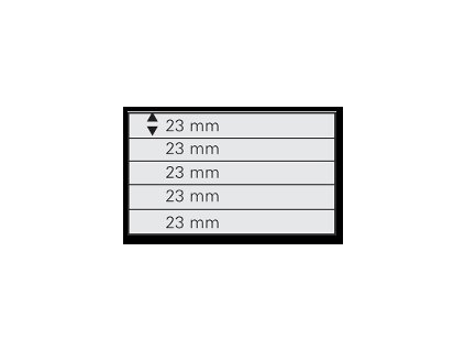 Karty na poštovní známky - DIN A5, 5 pásků
