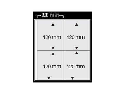 List č. 869 "Variant" - dvoustranný, 8 polí