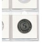 Rámečky na mince 50 x 50 samolepící, 15 - 39,5mm, 1000 kusů