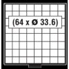 Odolný šuplík BEBA MAXI, 64 polí o rozměru 33,6 x 33,6 mm