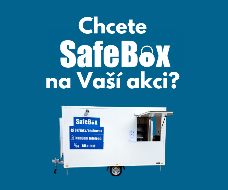 Pronájem SafeBox úschovny: Skříňky, nabíjení telefonů a alkotest na festivaly a akce