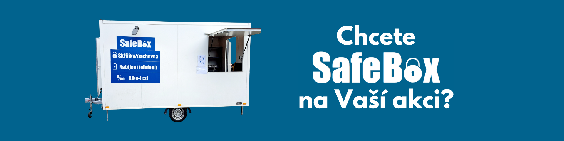 Pronájem SafeBox úschovny: Skříňky, nabíjení telefonů a alkotest na festivaly a akce