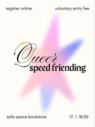 Tyto dvě akce nás čekají už tento víkend! Náš typický a oblíbený speed friending a promítání filmu Putin vs Gays, ze...