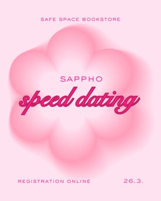 Are you looking for a new crush to spend spring (or the rest of your life) with? Come to our sappho speed dating! 🩷