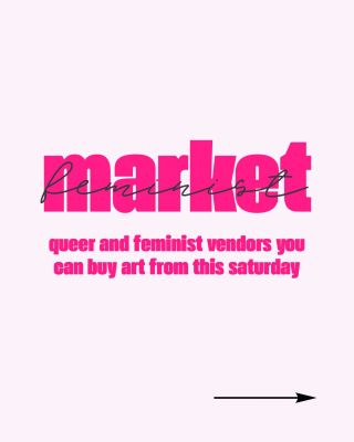 Today’s feminist market is opening in two hours! If you are last minute deciding whether or not to come, you can be...
