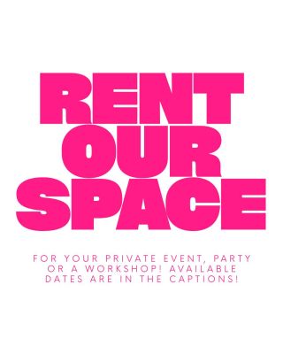 Are you looking for a space where to organize your own event? It can be us! Dates available for rent: 1. 4., 3. 4., 7. 4.,...