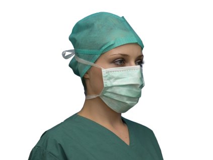 5. Extra Large Surgical Face Mask SIDE