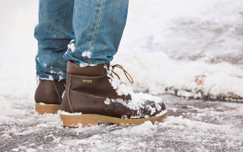 Zimní pracovní obuv
