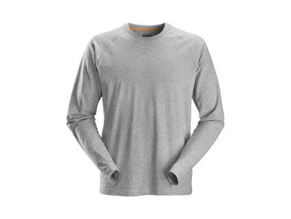 Triko AllroundWork s dlouhým rukávem šedé XXL Snickers Workwear