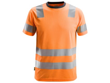 Reflexní tričko AllroundWork tř. 2 oranžové (Velikost XS)