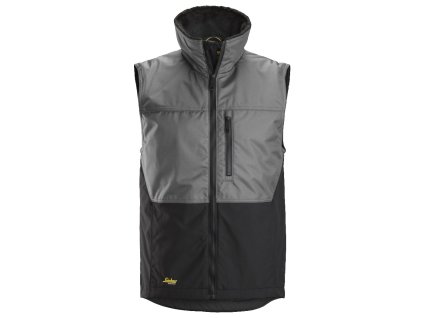 Vesta zimní AllroundWork šedá M Snickers Workwear