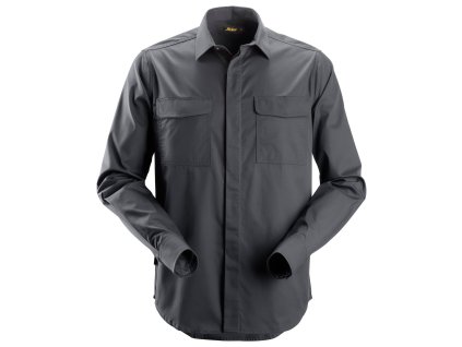 Košile Service s dlouhým rukávem tm. šedá (Velikost S)