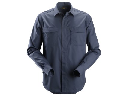 Košile Service s dlouhým rukávem tm. modrá (Velikost S)