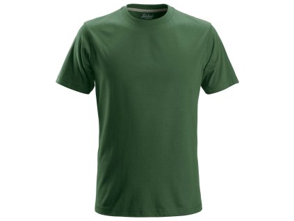 Tričko Classic s krátkým rukávem tmavě zelené (Velikost XS)