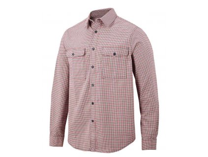 Košile kostkovaná AllroundWork červená