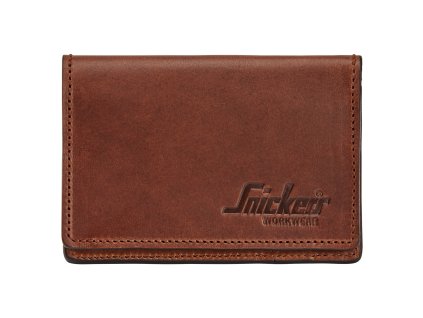 Pouzdro na karty Snickers kožené hnědé (Velikost UNI)