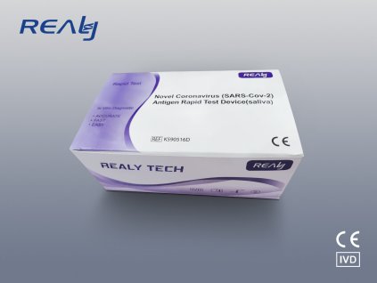 Realy Tech - SARS-CoV-2 rychlý antigenní test ze slin | 20ks