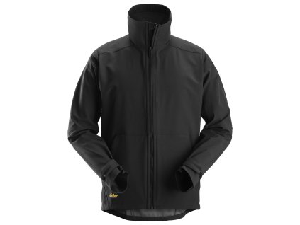 Bunda softshell AllroundWork větruodolná pánská černá XS Snickers Workwear