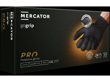 nitrilove rukavice mercator gogrip black