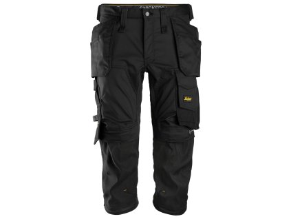 Kalhoty ¾ Pirate AllroundWork s PK černé (Velikost 44)